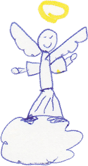 Ange sur Nuage